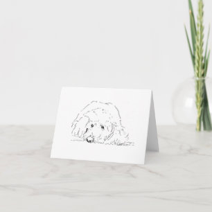 Cockapoo-Welpe, Geschenkideen für Hundebesitzer Dankeskarte