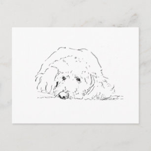 Cockapoo-Welpe, Geschenkideen für Hundebesitzer Postkarte