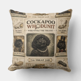Cockapoo Whodunit cushion | Funny Dog Gift Kissen