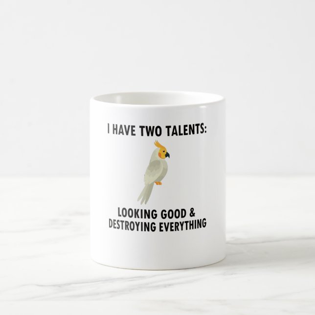 Cockatiel-Besitzer gibt Bird Cockatiel Parrot Love Kaffeetasse (Mittel)