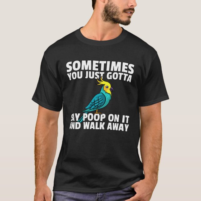 Cockatiel Bird   Cockatoo Parrot T-Shirt (Vorderseite)