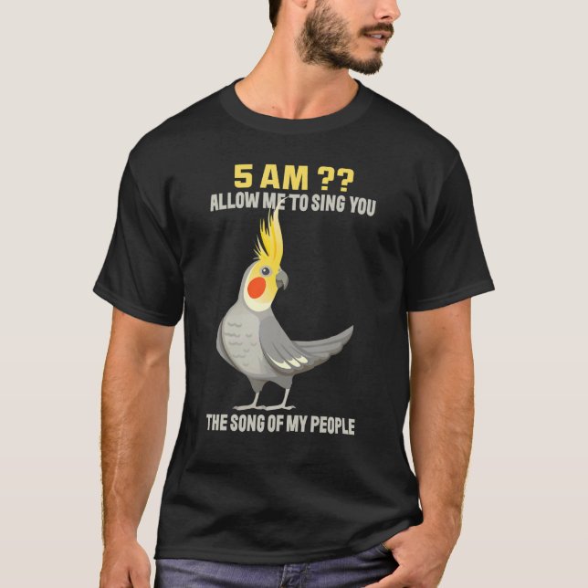 Cockatiel Birds  Cockatiels Design T-Shirt (Vorderseite)