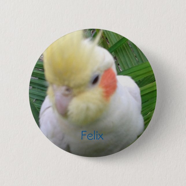 Cockatiel Button (Vorderseite)