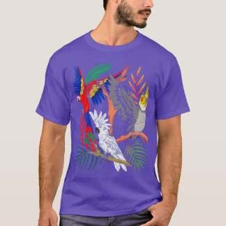 Cockatiel Cockatovogel Tiergeschenk Papagei Vintag T-Shirt