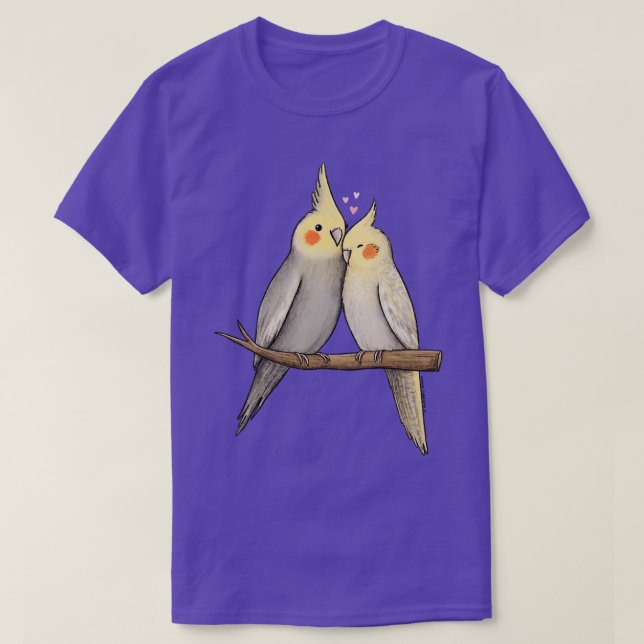 Cockatiel Cuddle T-Shirt (Design vorne)