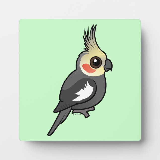 Cockatiel Fotoplatte (Vorderseite)