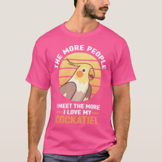 Cockatiel-Geschenke Haustiere Vögel Tiere Freunde T-Shirt