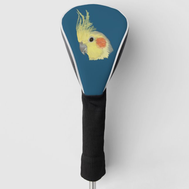 Cockatiel Golf Headcover (Vorderseite)