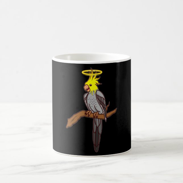 COCKATIEL HOLY Cockatiel Geschenk Parakeet Bird Lo Kaffeetasse (Mittel)