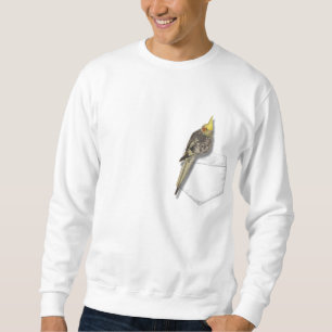 Cockatiel in Ihrer Tasche Sweatshirt
