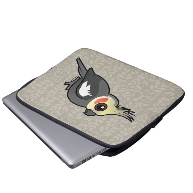 Cockatiel Laptopschutzhülle (Vorne Knopf)