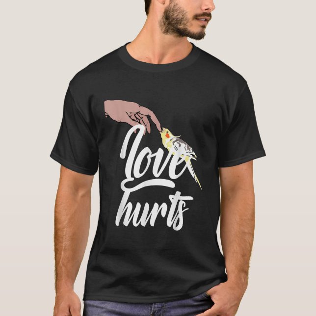 Cockatiel Mama oder Vater Geschenk Funny Bird Besi T-Shirt (Vorderseite)