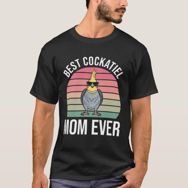 Cockatiel Mom  Cockatiel T-Shirt (Vorderseite)