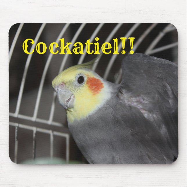 Cockatiel MOUSE PAD Mousepad (Vorne)