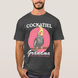 Cockatiel Oma Bird Owner Cockatiels Junge T-Shirt
