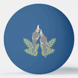 Cockatiel-Paare Tischtennisball