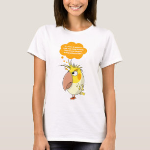 Cockatiel Papagei Pass auf deine Finger auf! T-Shirt