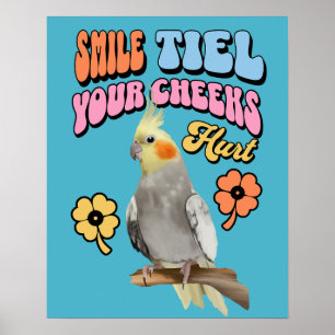 Cockatiel Parrot Poster