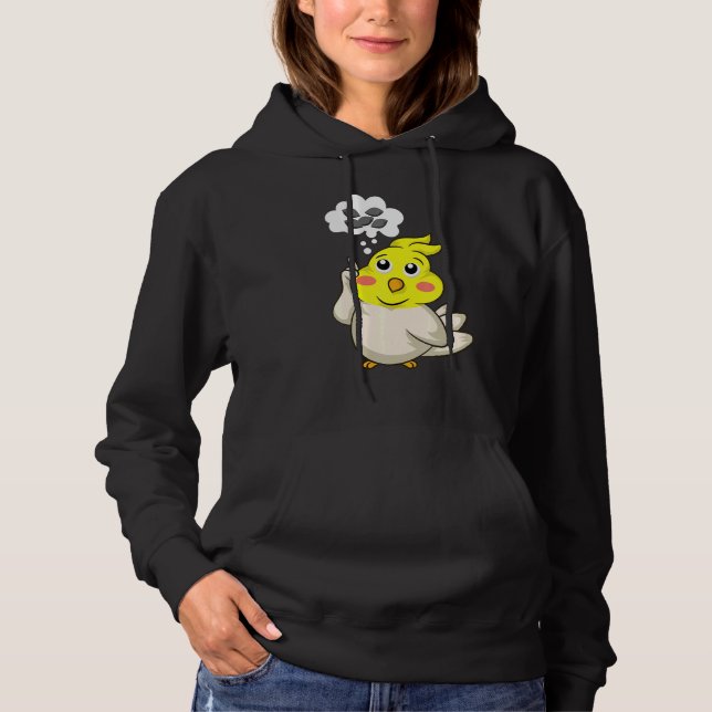 Cockatiel Parrot T Hoodie (Vorderseite)