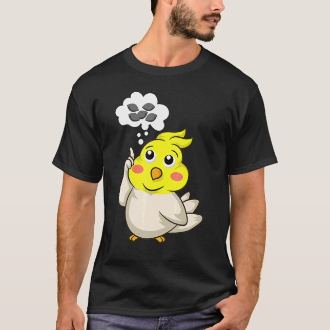Cockatiel Parrot T T-Shirt (Vorderseite)