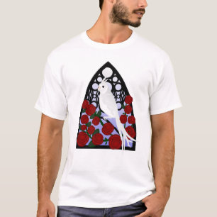 Cockatiel u. Rosen T-Shirt