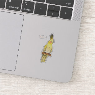Cockatiel-Vogel-Cartoon Aufkleber