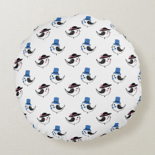 Cockatiel-Vogelspinnerei Rundes Kissen