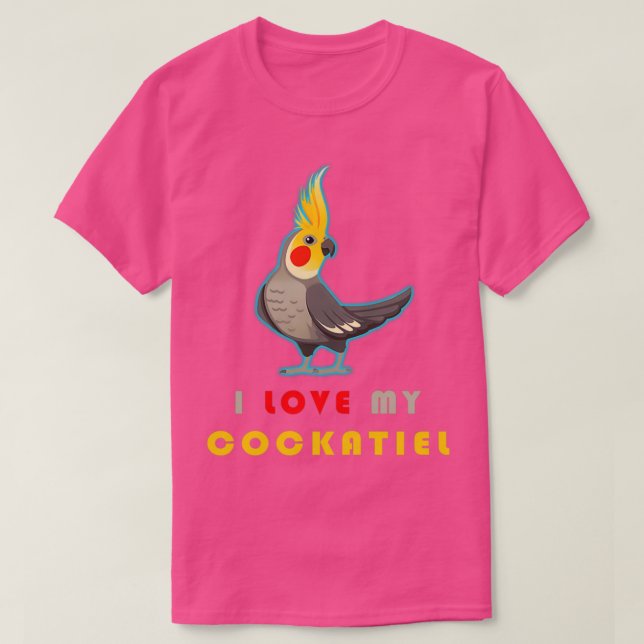 CockatielFunny Niedliche Vogelidee Lover T-Shirt (Design vorne)