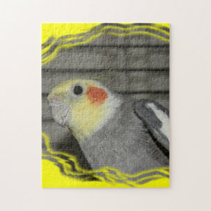 Cockatielnahaufnahme PUZZLESPIEL Puzzle