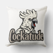 CockatoAttitude "Cockatude" Keuchkissen