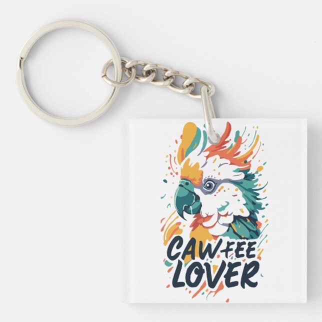 Cockatoffee Lover Schlüsselanhänger (Vorderseite)