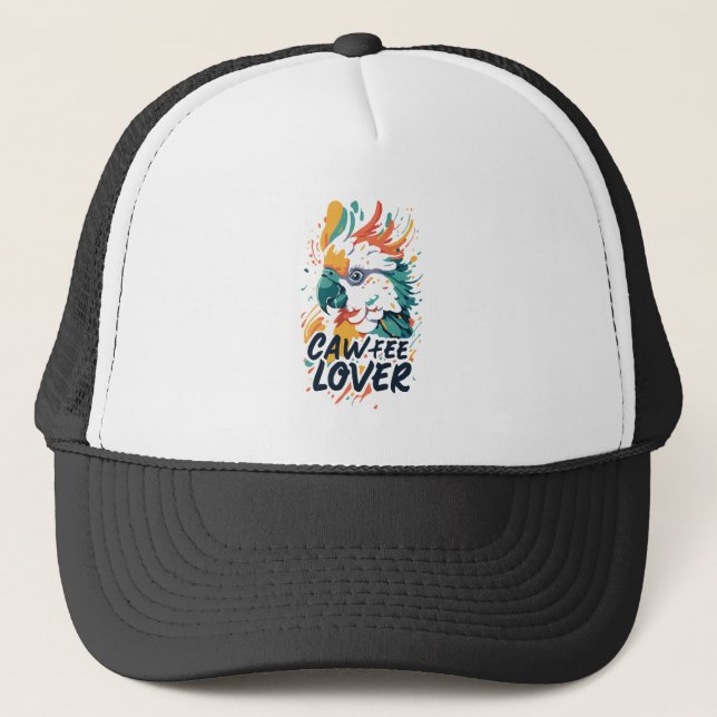 Cockatoffee Lover Truckerkappe (Vorderseite)