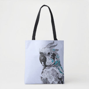 Cockatoo Blue Tote Bag