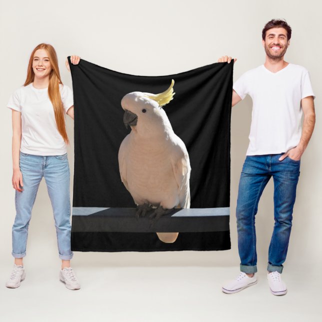 Cockatoo in den Sundial Apartments Fleece Blanket (Beispiel)