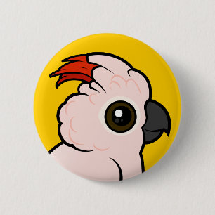 Cockatoo Lachs-mit Haube Button