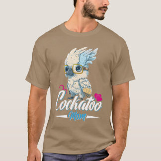 Cockatoo Mama Bird Liebhaber Parrot Frauen Retrofr T-Shirt