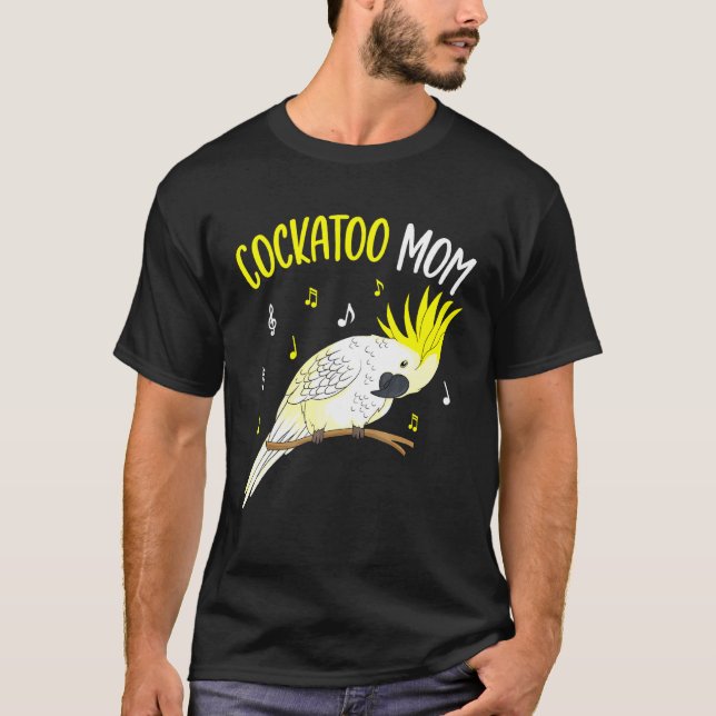 Cockatoo Mama Parrot Bird Women T-Shirt (Vorderseite)