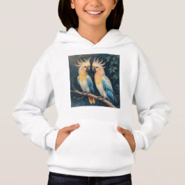 Cockatoo Parrot Couple Hoodie