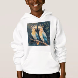 Cockatoo Parrot Couple Hoodie