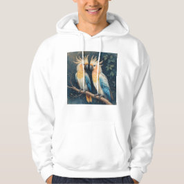 Cockatoo Parrot Couple Hoodie