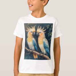 Cockatoo Parrot Couple T-Shirt