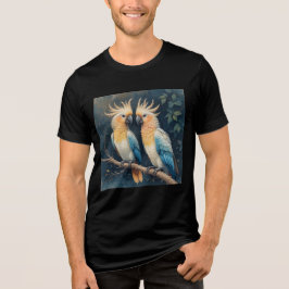 Cockatoo Parrot Couple Tri-Blend Shirt