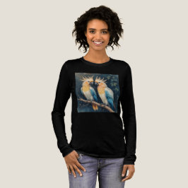 Cockatoo Parrot Couple Tri-Blend Shirt