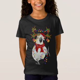 Cockatoo Schöne Weihnachtsbaum Rentier Licht Xm T-Shirt