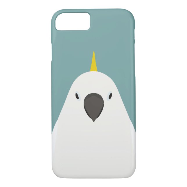 Cockatoo Schwefel-mit Haube - Vogelillustration Case-Mate iPhone Hülle (Rückseite)