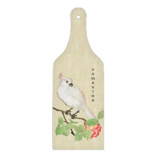 Cockatoo Vintages japanisches Kamelien-Schneidebre Schneidebrett