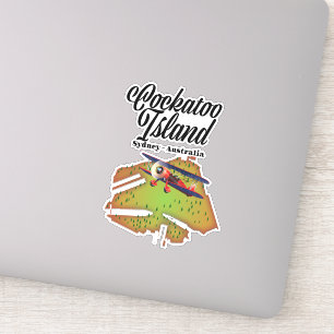 Cockatosinsel Sydney Australien Aufkleber