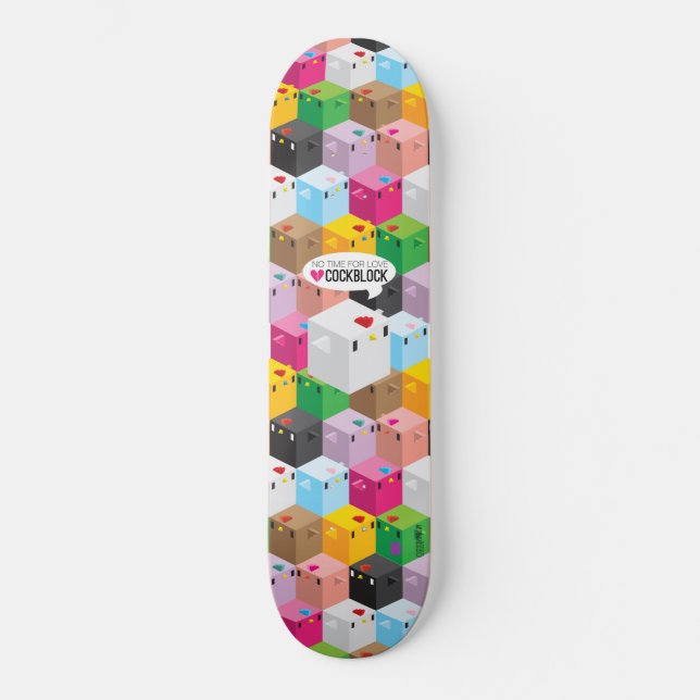 Cockblock Plattform Skateboard (Vorderseite)