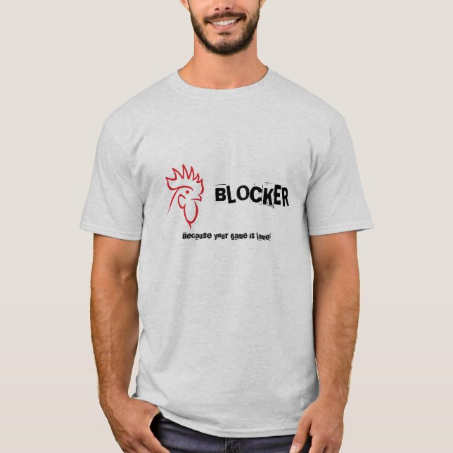 COCKBLOQUER lahmes Spiel! T-Shirt (Vorderseite)