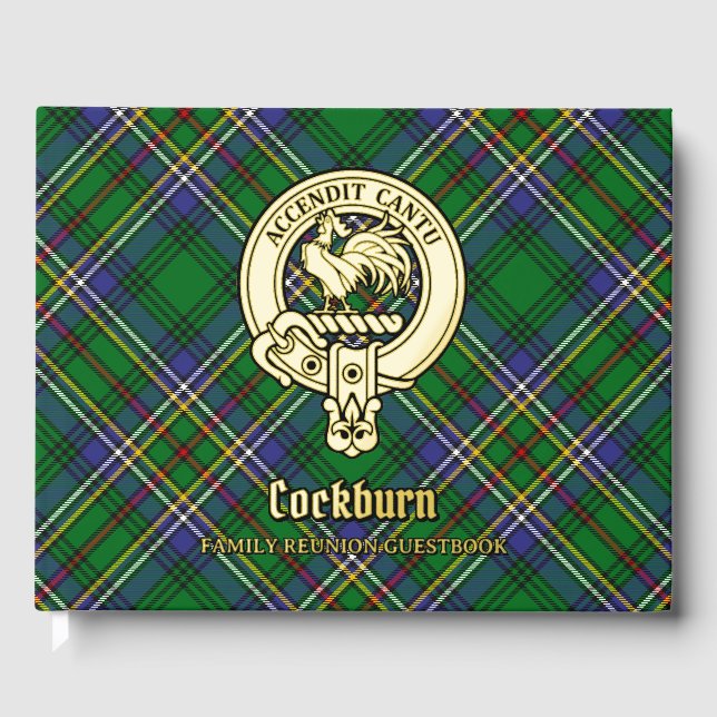 Cockburn Family Wiedersehen Gästebuch (Vorderseite)